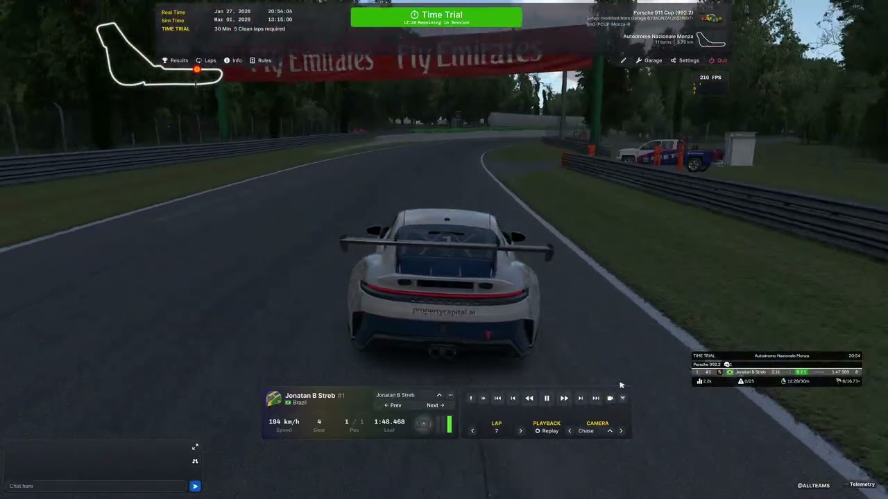 Monza - PCUP 992.2 - S2026_01 - 1.47.5 - iRacing