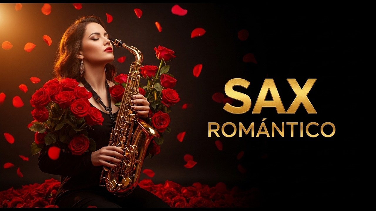 Música de Sax Romántica para Dormir y Relajarse con Sonidos Suaves de Noche