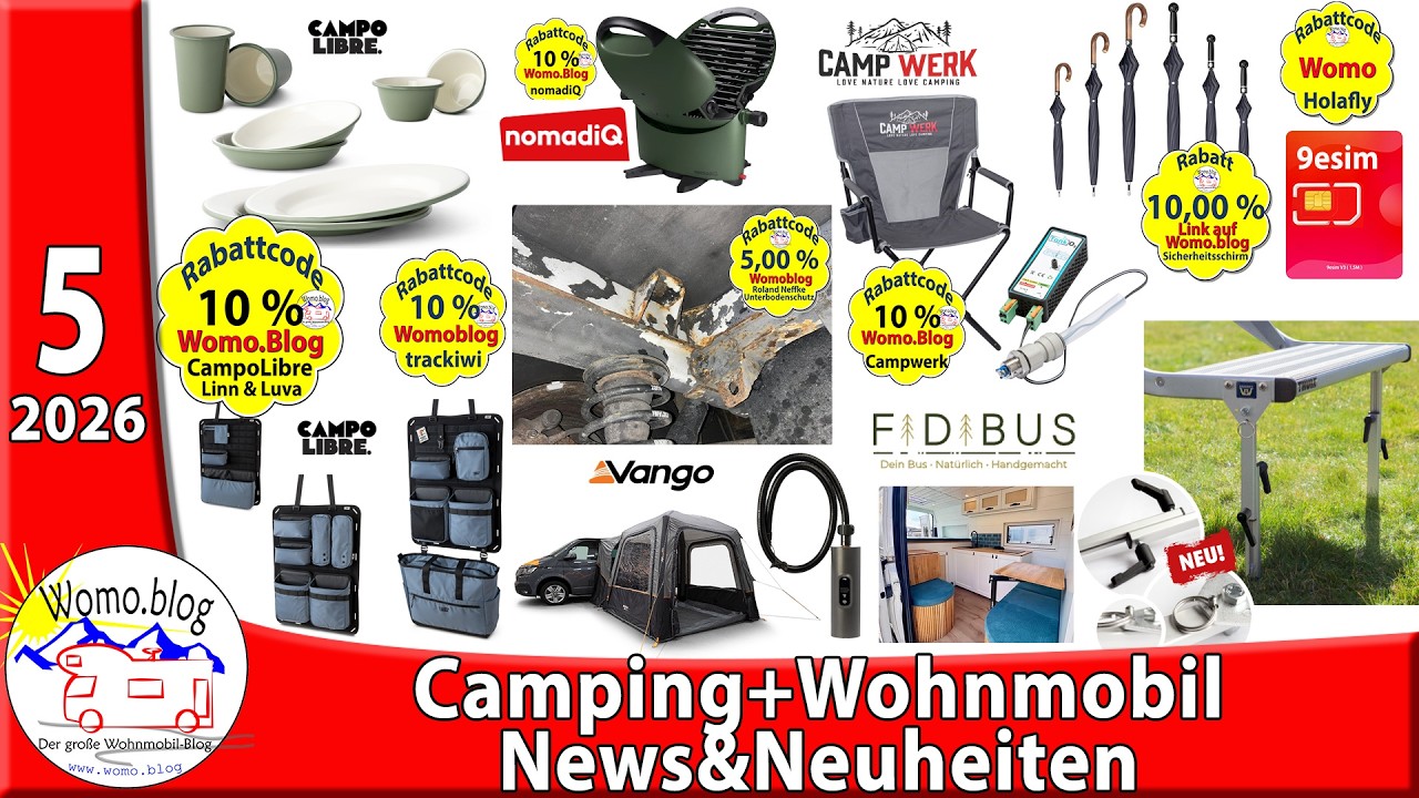 Camping und Wohnmobil News&Neuheiten 5/2026