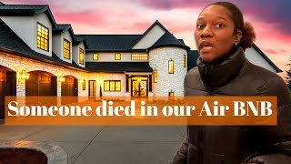 SOMEONE DIED IN OUR AIR BNB | PRANK + CHEER VLOG