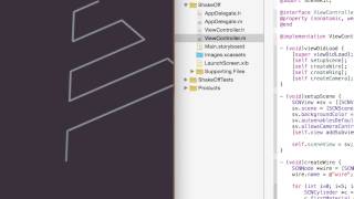 Today's iOS sample no.786 shake off screenshot 1