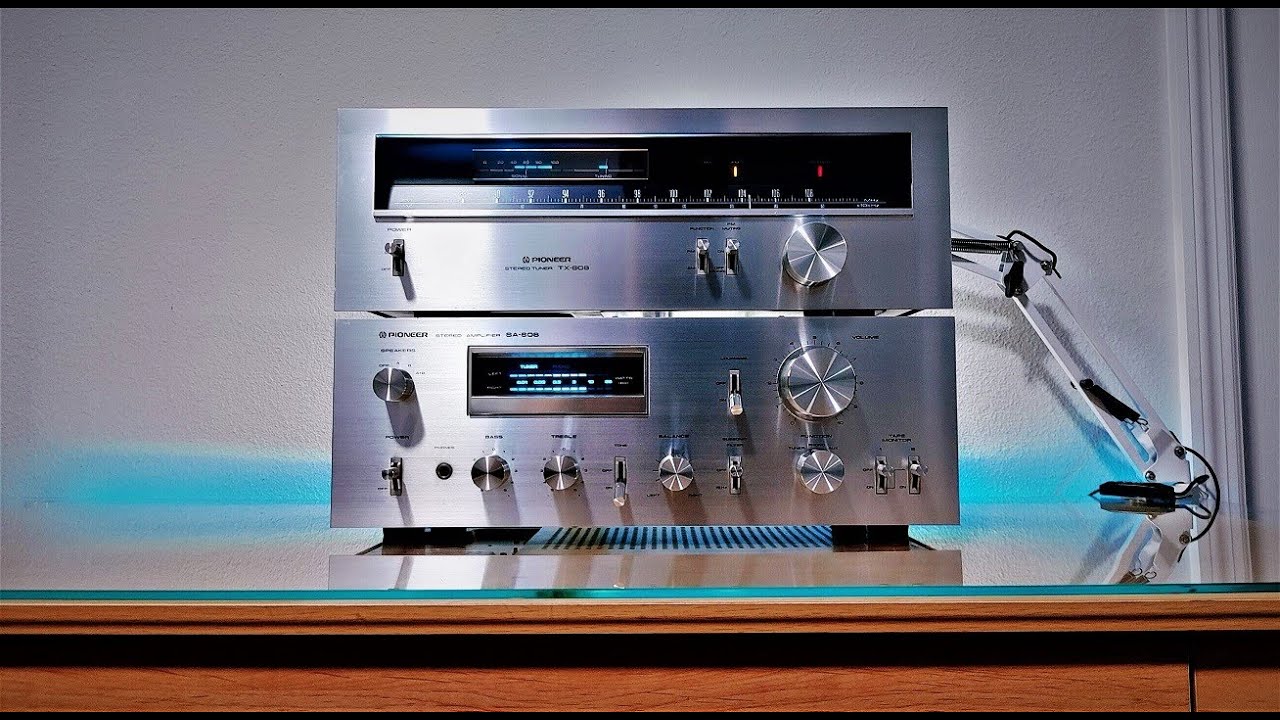 Pioneer SA-608 Integrated Amp with Pioneer TX-608 Tuner - YouTube