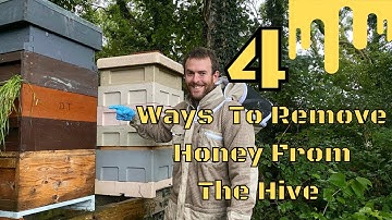 Different Ways Of Removing Honey Supers From The Hive.    Shaking, Brushing, Blowing, Clearer Boards