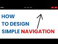 How to Create a Simple Website Navigation Bar With HTML And CSS | CodeWithSrj | Learn HTML CSS