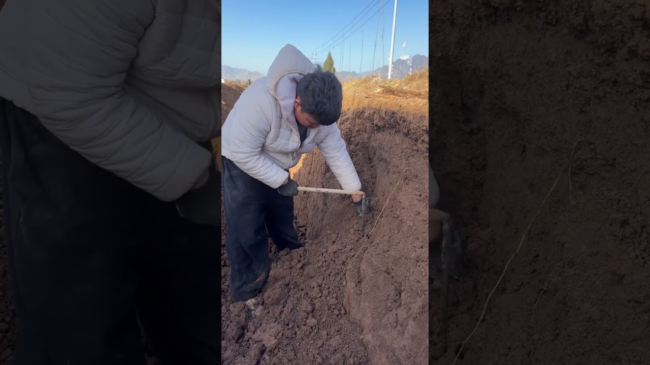 She was very tired when she tried to straighten it