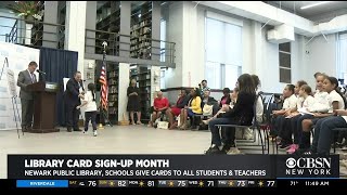Newark Public Library, Schools Give Cards To All Students & Teachers