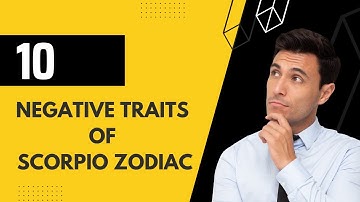 10 Negative Traits of Scorpio Zodiac sign | Dark Secrets about Scorpio