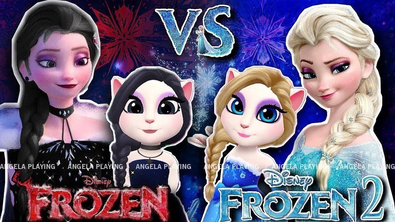 Frozen vs. Talking Angela: The Most Bizarre Battle in Animation History