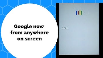 How to use google now launcher from anywhere on screen of android