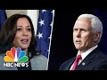 Vice Presidential Candidates Prepare For Only 2020 Debate | NBC News NOW