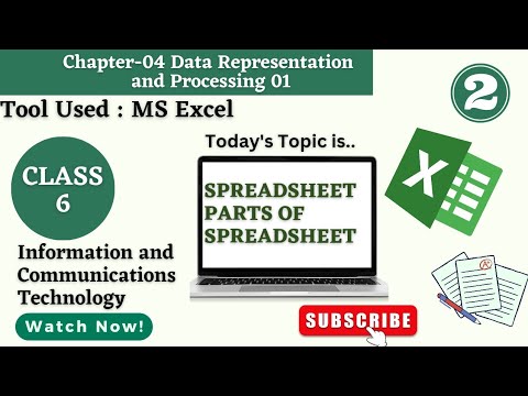 MS EXCEL | SPREADSHEET | Class 6 ICT | Chapter-04 Data Representation ...