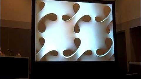 SIGGRAPH 2008 - Craft Panel - Erwin Hauer - Part 1