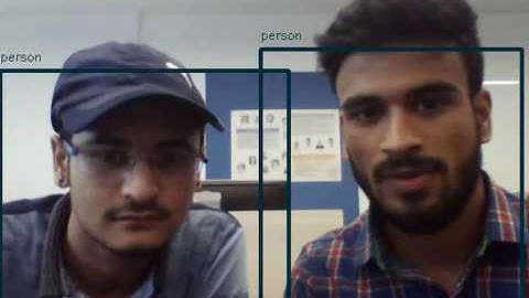 Object-detection using tiny-YOLO - Example using Web-cam