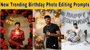  Birthday Ai Photo editing | Gemini Birthday prompt for Boys | New Trending photo editing Gemini