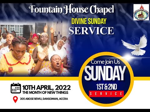 ⁣SUNDAY 10TH, APRIL,2022: LIVE  DIVINE 1st SERVICE WITH PROPHET CHARLES IMPRAIM