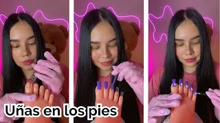 Te pongo uñas en los pies 🦶🏼 ASMR. Role Play #asmr #asmrsounds #roleplay