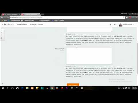 How to block IP address in moodle | IP Blocker