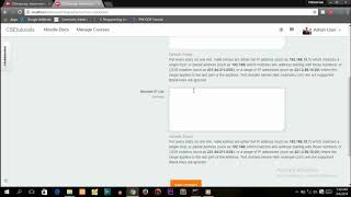 How to block IP address in moodle | IP Blocker