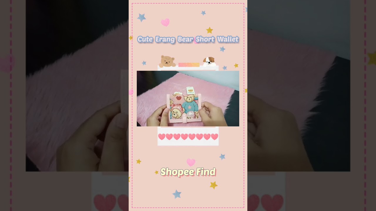 Seagloca Erang Bear Short Wallet 