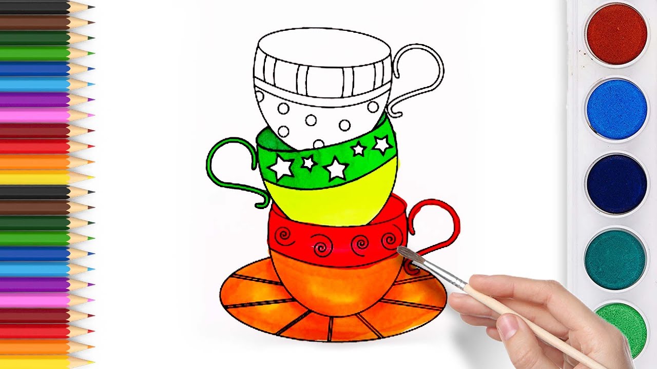 Colour Coding Drawing Learning colors through drawings! 🌈🎨 - YouTube