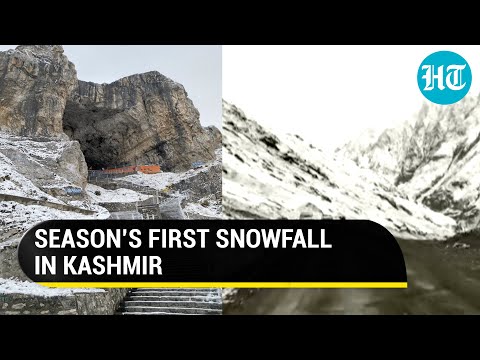 Watch: First snowfall
