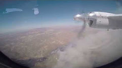 Flying above the Soda Fire on the Oregon-Idaho border