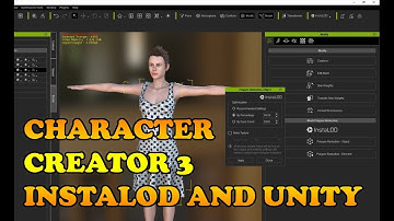 Character Creator 3: Using LODs and Merge Materials in Unity