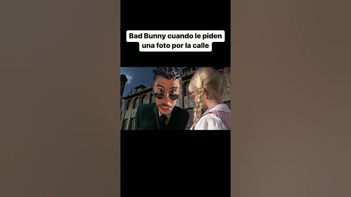 #pov le pides una foto a #badbunny en la calle #trapenespañol