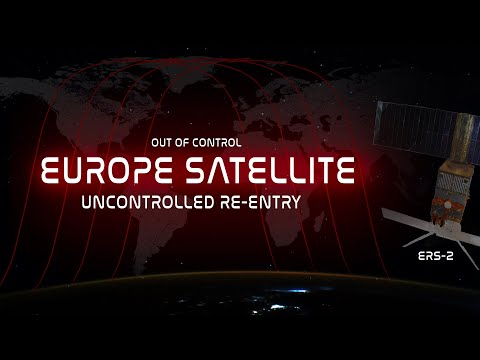 OUT OF CONTROL! Europe ERS-2 Satellite Tracker