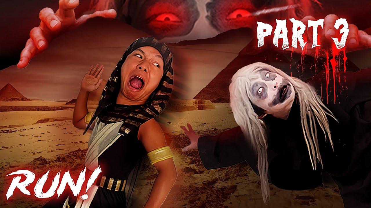 RUN! RUN FROM THE GHOST - PART 3 ( BEST FUNNY HORROR ) Run on Desert ...