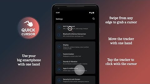 one hand mode application download | Mouse cursor apk for Android | trackpad application
