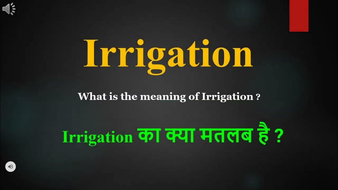 Irrigation Meaning In Hindi Irrigation Ka Kya Matlab Hota Hai Daily irrigation-meaning-in-hindi-irrigation-ka-kya-matlab-hota-hai-daily