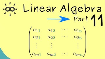 Linear Algebra 11 | Matrices