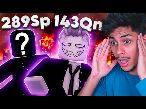 ENTREI EM UMA CONTA MAIS FORTE no ANIME FIGHTING SIMULATOR ENDLESS !!  ‹ Ine ›