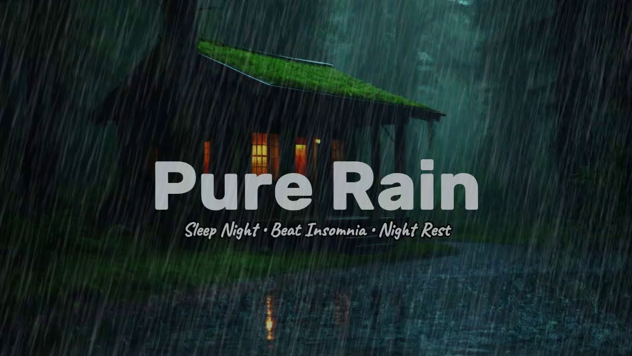 Instant Relaxation 💤🌧️ Heavy Rain Sounds for Bedtime