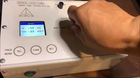 Space-Tech Lab. ATT3.0 Automatic Tube Tester Demo 1
