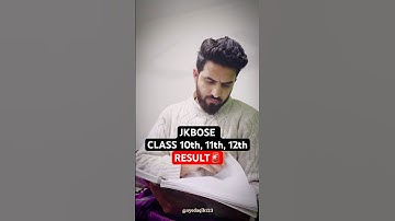 JKBOSE Class 10th, 11th, 12th Result🚨#jkbose #jkboseresult #shorts