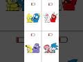 which friendship is your favorite? BLUE/BANBAN/SONIC/GRIMACE Gummy Bear Meme Animation #shorts #meme