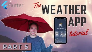 Flutter Tutorial - Weather App | Part 5 - Seven day weather forecast screenshot 1