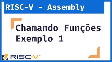 RISC-V - Me Salva Linguagem Assembly: Exemplo 1 de Como Implementar Função no RISC-V