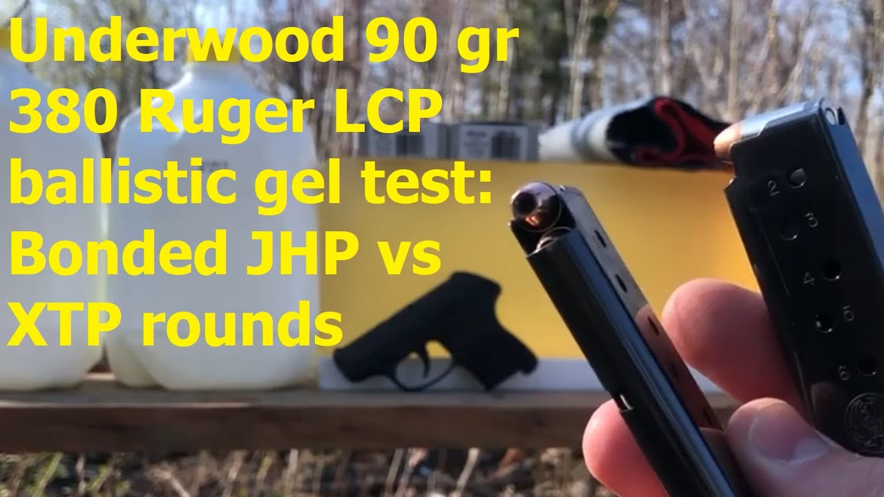 Underwood v Underwood 90 grain 380 ACP Bonded JHP v XTP Denim