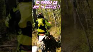 To goggle or not to goggle ?