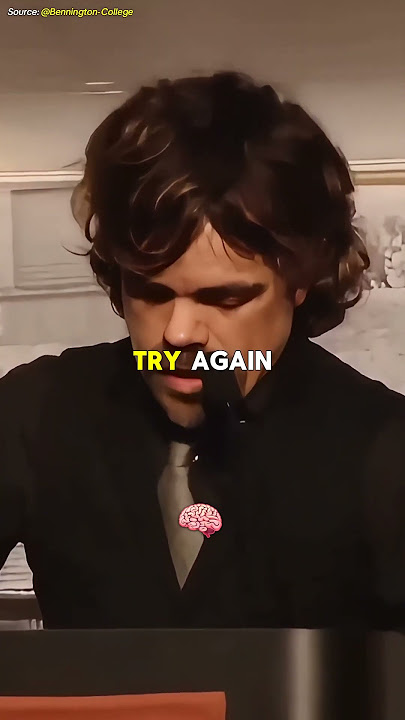 'Ever tried Ever failed No matter Try again Fail again Fail better' - Peter Dinklage 💪✨
