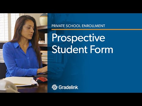 Gradelink's Prospective Student Form