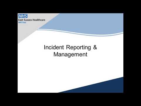 East Sussex Healthcare Trust - Datix Training Video