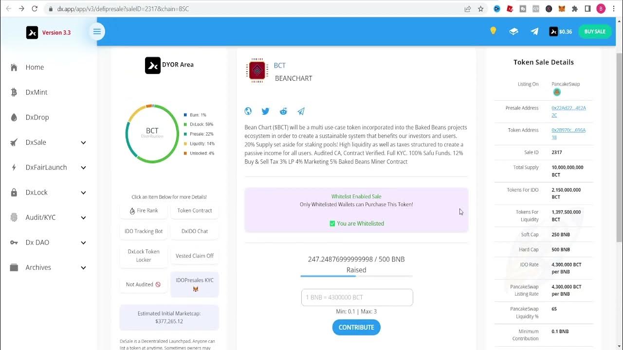 BAKED BEANS CRYPTO MINER "BCT" Coin Token 100X PRESALE YouTube