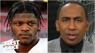 Stephen A. reacts to Lamar Jackson being unsatisfied with the Ravens’ offense | First Take