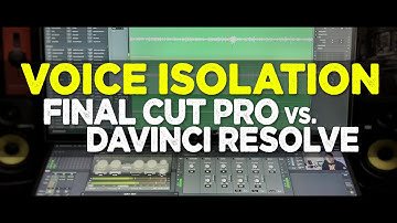 Voice Isolation: Final Cut Pro vs. Resolve 18.1