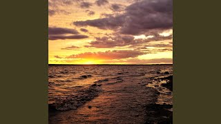 Golden Sunset in the Sea