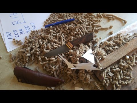 დანა, ფოლადი რ18, 500 სრული ჭრა 15 მმ-იანი კანაფის თოკზე